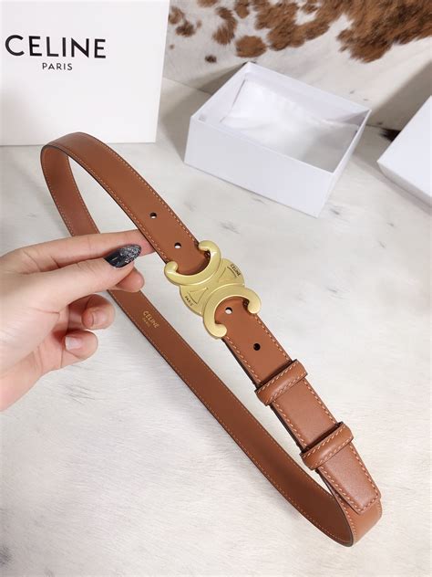 thin celine belt|authentic celine belt.